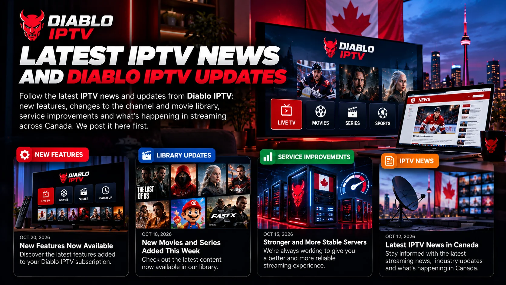 Latest IPTV News and Diablo IPTV Updates