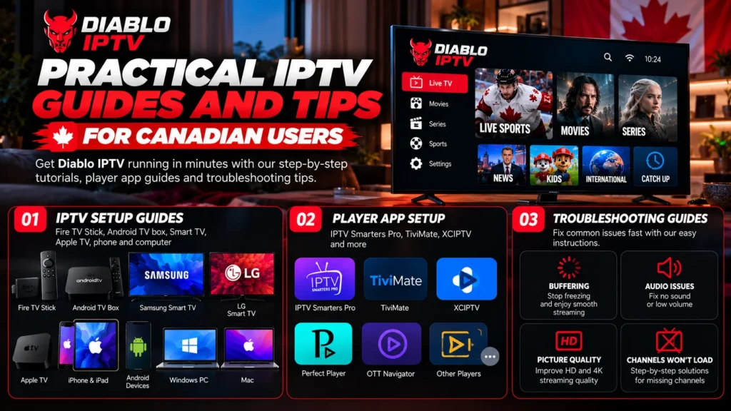 Practical IPTV Guides and Tips for Canadian Users
